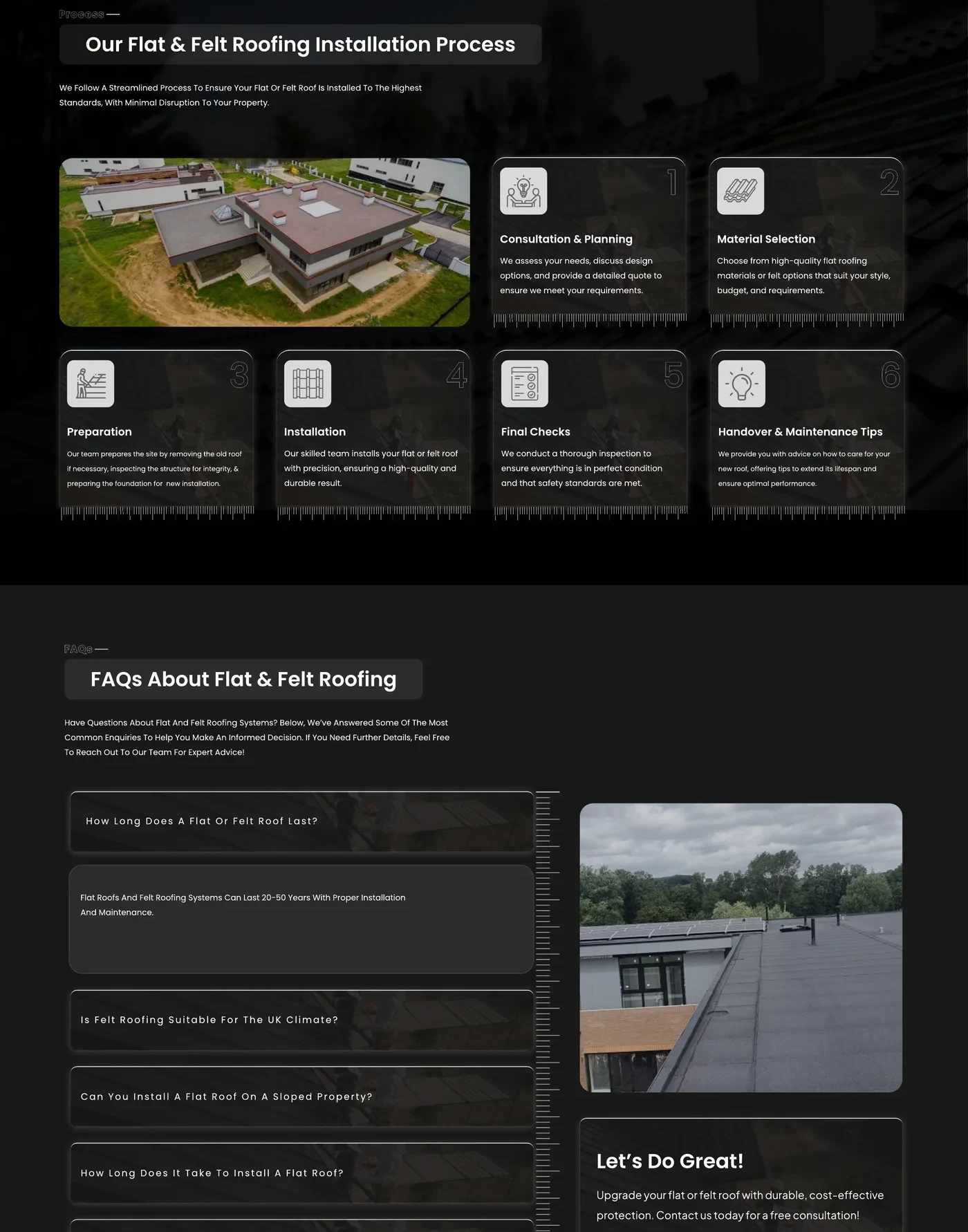 Flat & Felt Roofing — Part 3 of 4