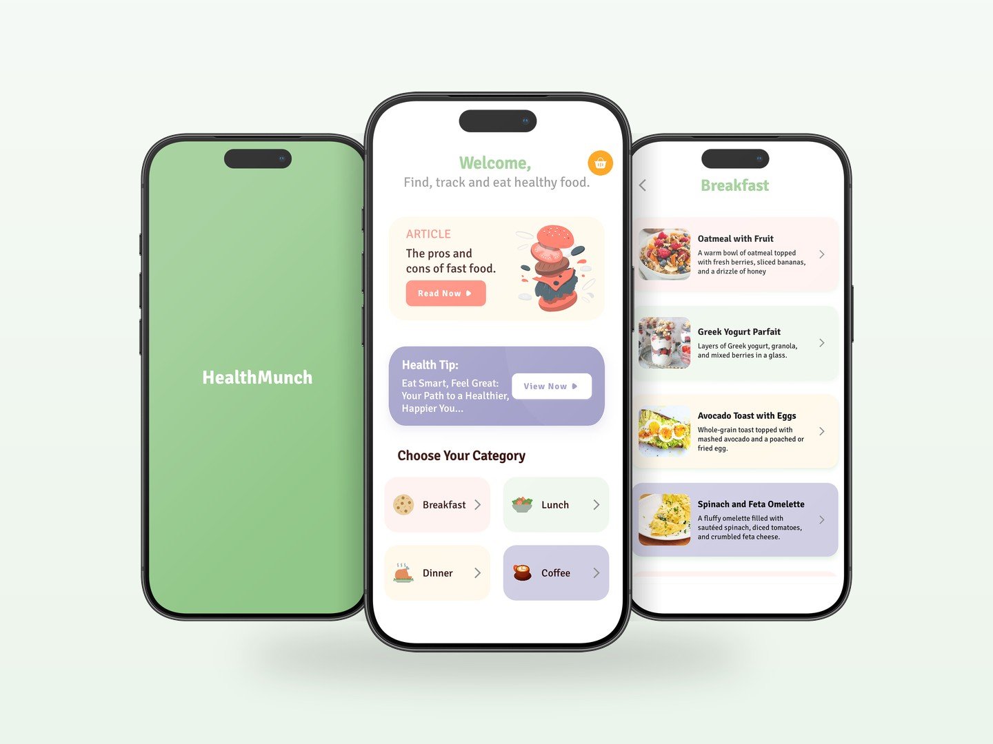 HealthMunch — MOBILE case study preview
