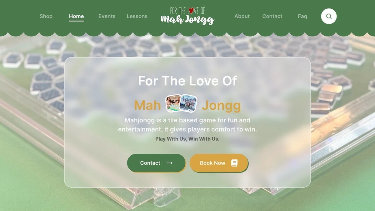 Mahjong Learning Platform — UI/UX case study preview