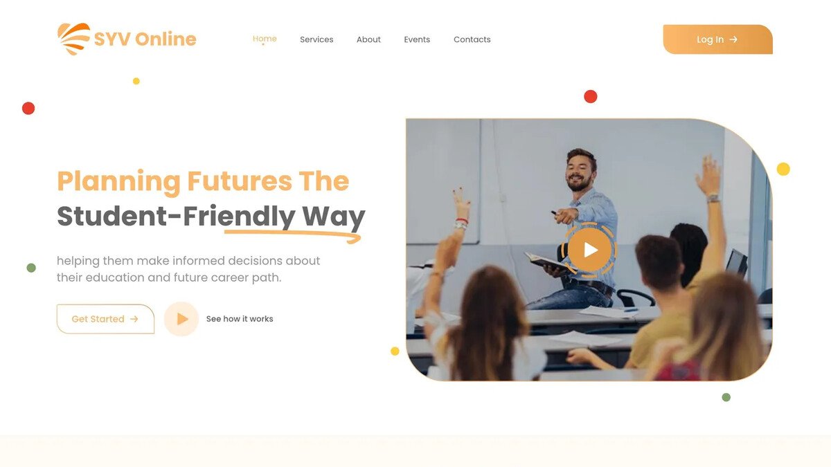 SYV Online website developed by Eigenum Systems